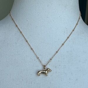 Lauren Conrad Dachshund Pendant Necklace - NWOT